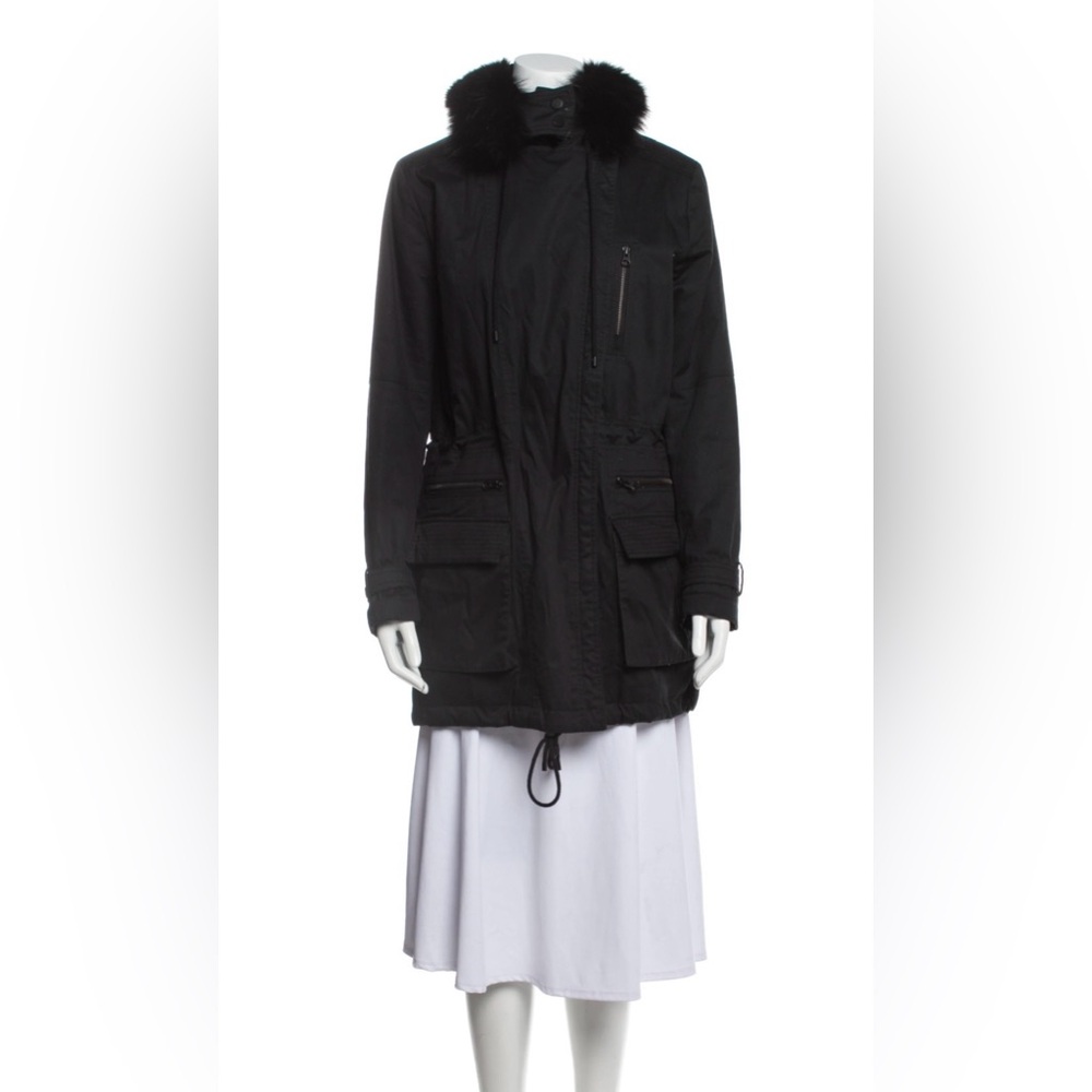 Vince Black Parka Jacket